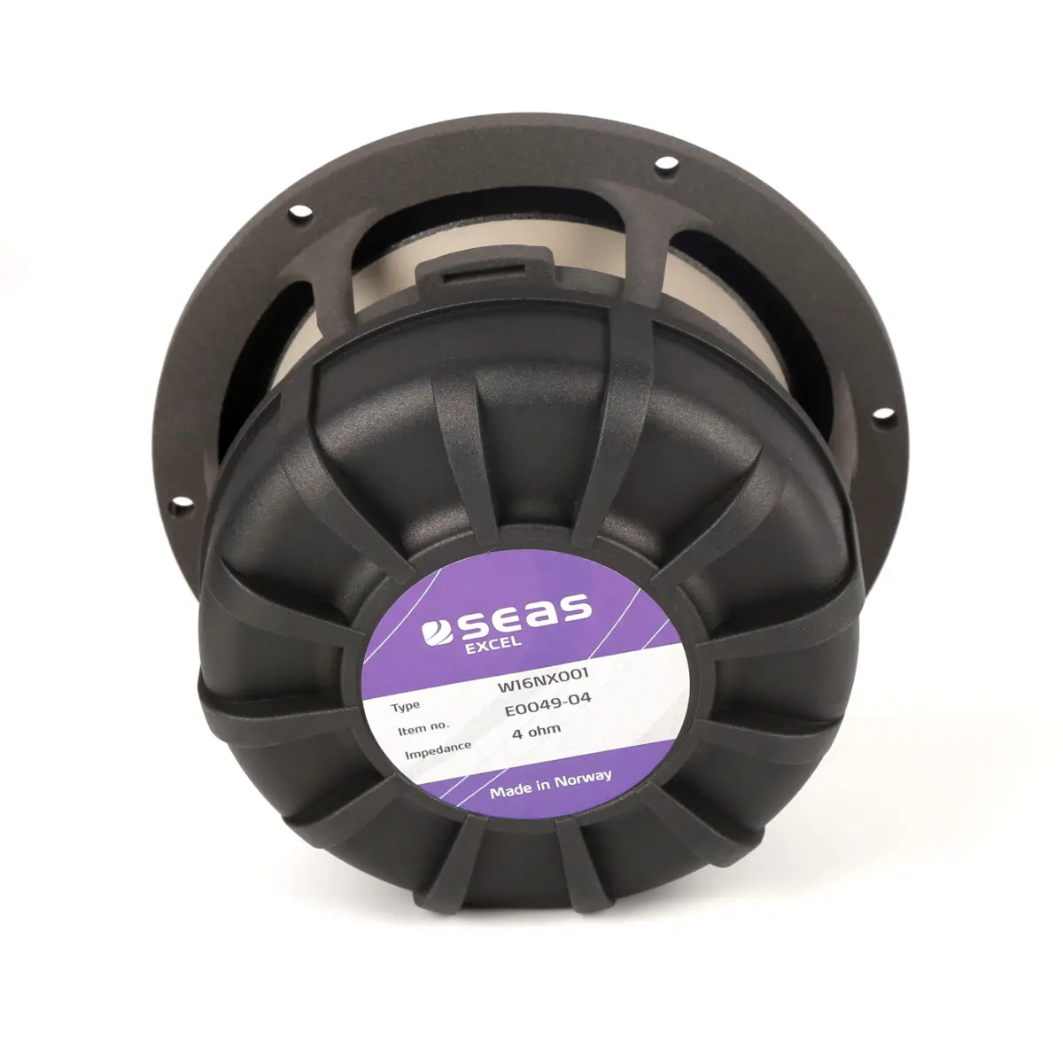 SEAS Excel Woofer W16NX001 - 4 Ohm, Magnesium cone