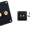 Powder Coated Single Binding Post Plate Set M9 Gold Plated - Bilde 2