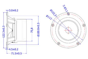 Markaudio PLUVIA-7PHD Fulltone Papir 4" (pris pr. par) - Bilde 3