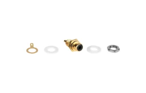 Gold Chassis Mount RCA Jack (pris for et par) - Bilde 3