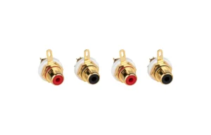 Gold Chassis Mount RCA Jack (pris for to par)