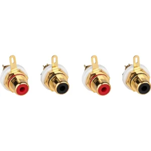 Gold Chassis Mount RCA Jack (pris for to par)